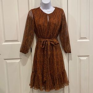 Verá wang size S animal print dress